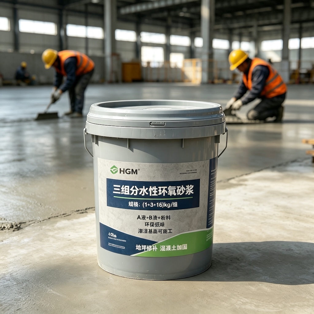 马尾三组份水性环氧砂浆